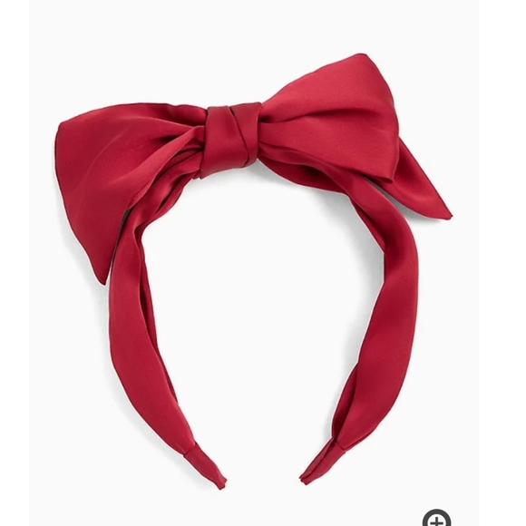 torrid Accessories - Torrid red satin bow headband